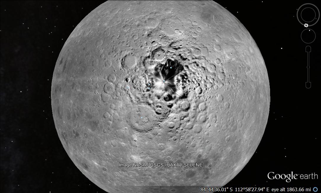 Image result for hole in the moon